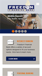 Mobile Screenshot of freedomfinancialbank.com